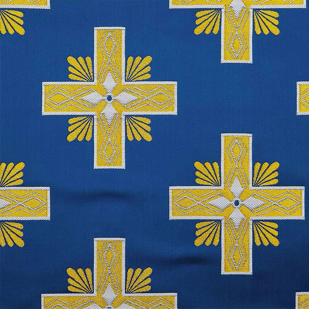 Church fabric blue (Athos) Church fabric blue (Athos)