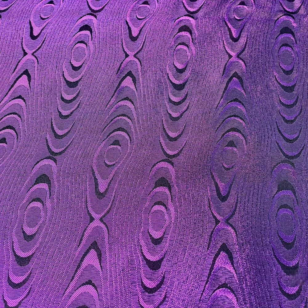 Moire with metallic thread violet Moire with metallic thread violet