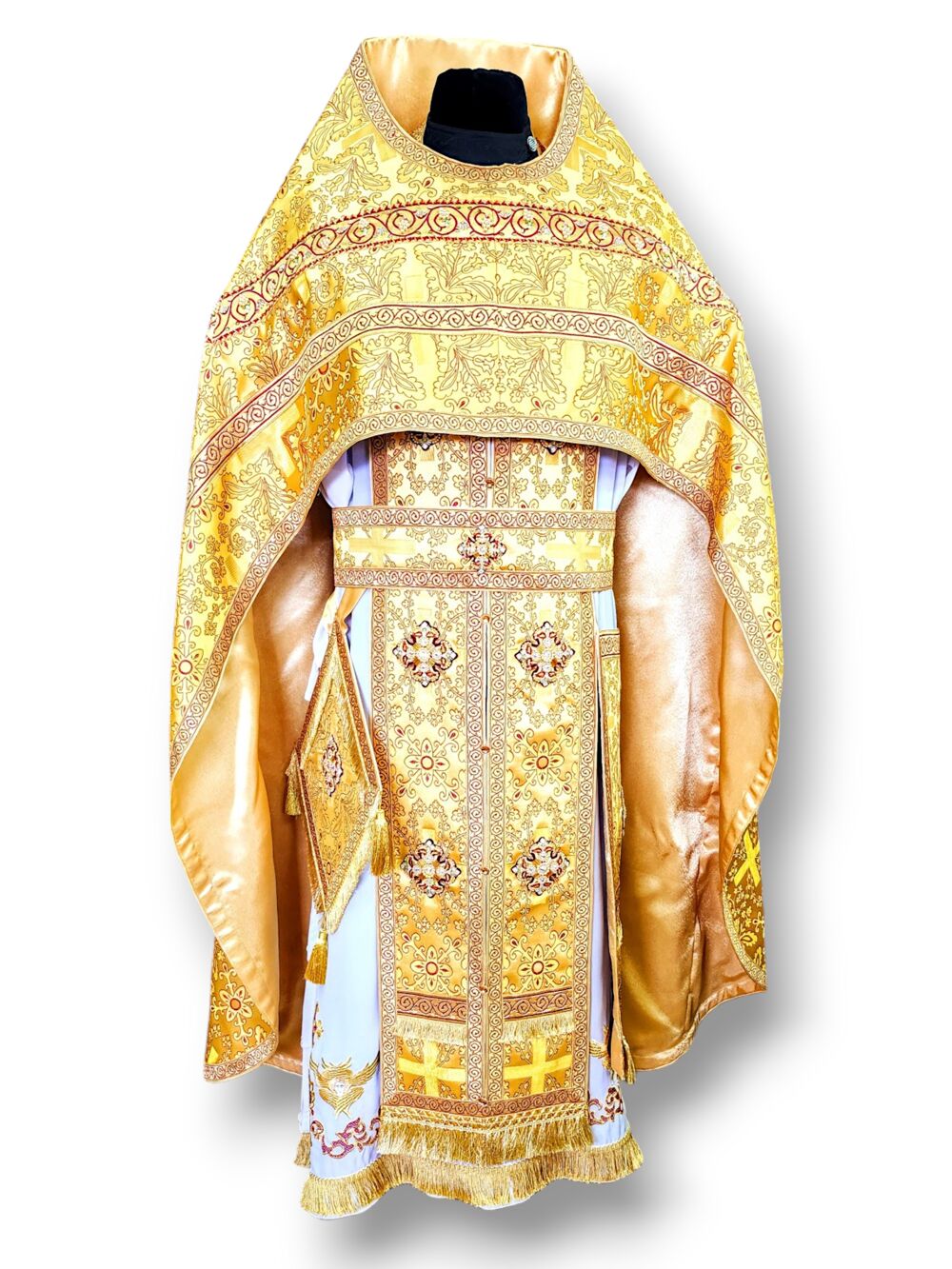 Ready-Made Priest's Vestment Embroidered with Swarovski Stones, 41–42.5'' / 5'9''–6'0'' Ready-Made Priest's Vestment Embroidered with Swarovski Stones, 41–42.5'' / 5'9''–6'0''