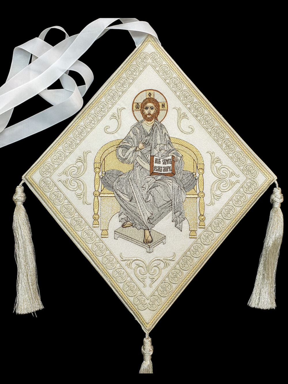 Double-sided epigonation for priestly vestments (Almighty) Double-sided epigonation for priestly vestments (Almighty)