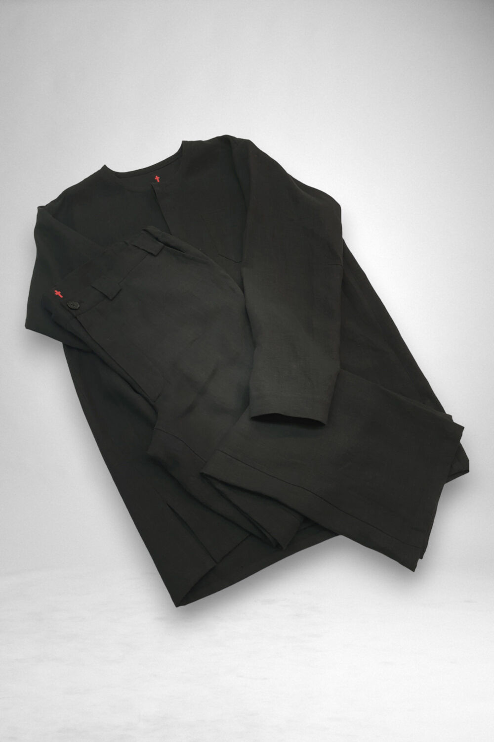 Летняя льняная рубашка и штаны для священника Летняя льняная рубашка и штаны для священника